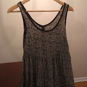 Black and white dress